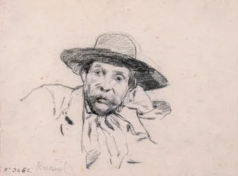 Studie eines männlichen Kopfes